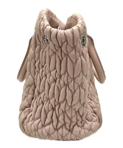 MIU MIU（ミュウミュウ）MIU MIU (ミュウミュウ) 2WAYショルダーバッグ ピンクの古着・服飾アイテム