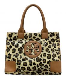 TORY BURCH（トリーバーチ）の古着「トートバッグ」｜ベージュ×アイボリー×ブラック
