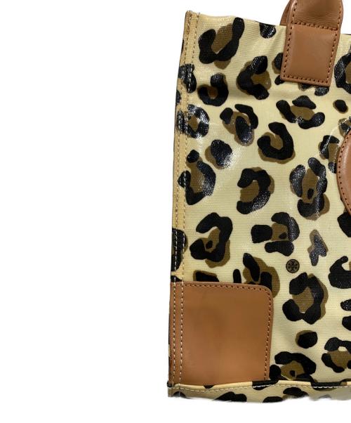 TORY BURCH（トリーバーチ）TORY BURCH (トリーバーチ) トートバッグ ベージュ×アイボリー×ブラックの古着・服飾アイテム