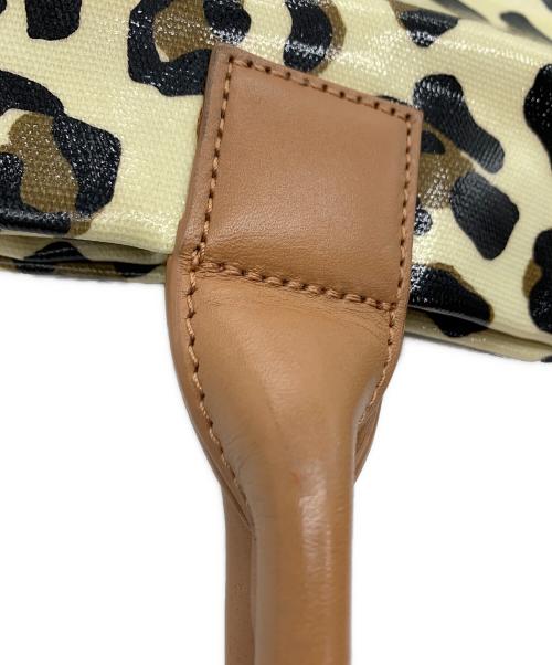 TORY BURCH（トリーバーチ）TORY BURCH (トリーバーチ) トートバッグ ベージュ×アイボリー×ブラックの古着・服飾アイテム