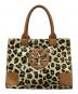 TORY BURCH（トリーバーチ）の古着「トートバッグ」｜ベージュ×アイボリー×ブラック