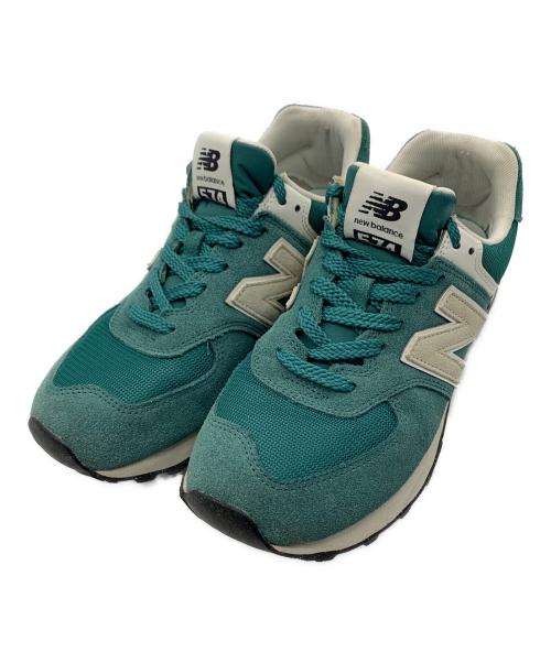 NEW BALANCE（ニューバランス）NEW BALANCE (ニューバランス) スニーカー574 グリーン サイズ: 26cmの古着・服飾アイテム