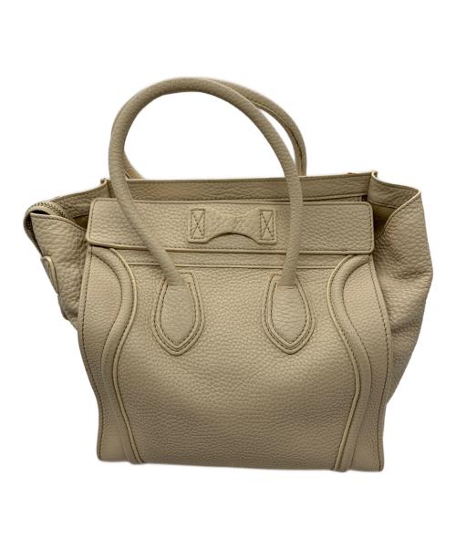 CELINE（セリーヌ）CELINE (セリーヌ) ラゲージ マイクロ ベージュの古着・服飾アイテム