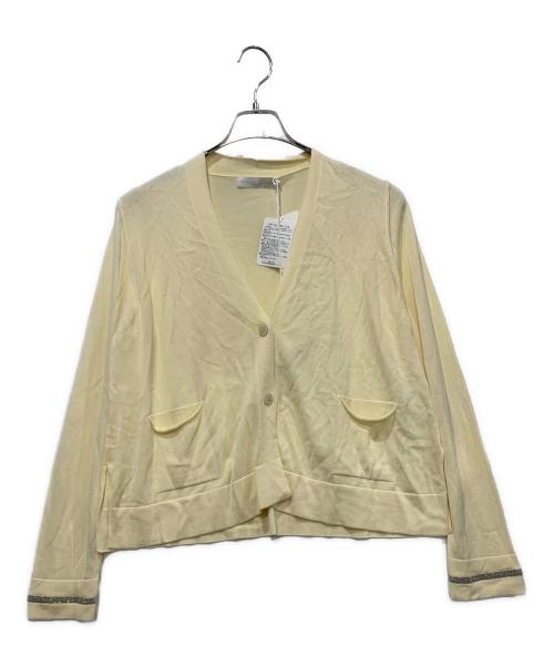 Fabiana Filippi（ファビアナフィリッピ）Fabiana Filippi (ファビアナフィリッピ) 薄手カーディガン アイボリー サイズ:SIZE 42の古着・服飾アイテム