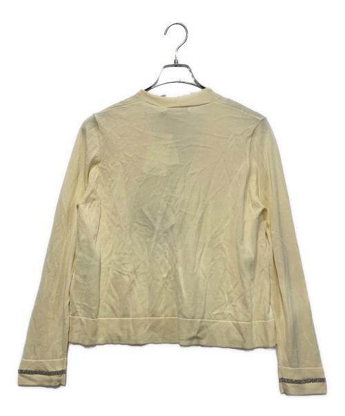 Fabiana Filippi（ファビアナフィリッピ）Fabiana Filippi (ファビアナフィリッピ) 薄手カーディガン アイボリー サイズ:SIZE 42の古着・服飾アイテム