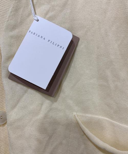 Fabiana Filippi（ファビアナフィリッピ）Fabiana Filippi (ファビアナフィリッピ) 薄手カーディガン アイボリー サイズ:SIZE 42の古着・服飾アイテム