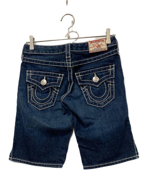 TRUE RELIGION（トゥルー レリジョン）TRUE RELIGION (トゥルー レリジョン) ハーフパンツ インディゴ サイズ:SIZE 25の古着・服飾アイテム