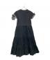 BORDERS at BALCONY (ボーダーズアットバルコニー) 半袖ワンピース ネイビー サイズ:SIZE 36：13000円
