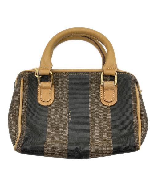 FENDI（フェンディ）FENDI (フェンディ) ペカン　ショルダーバッグ ブラック×オリーブの古着・服飾アイテム