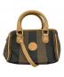 FENDI（フェンディ）の古着「ペカン　ショルダーバッグ」｜ブラック×オリーブ