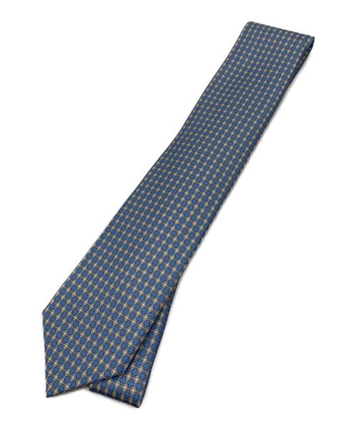 HERMES（エルメス）HERMES (エルメス) CRAVATE TWILL TIE 8 スカイブルー サイズ:表記無しの古着・服飾アイテム
