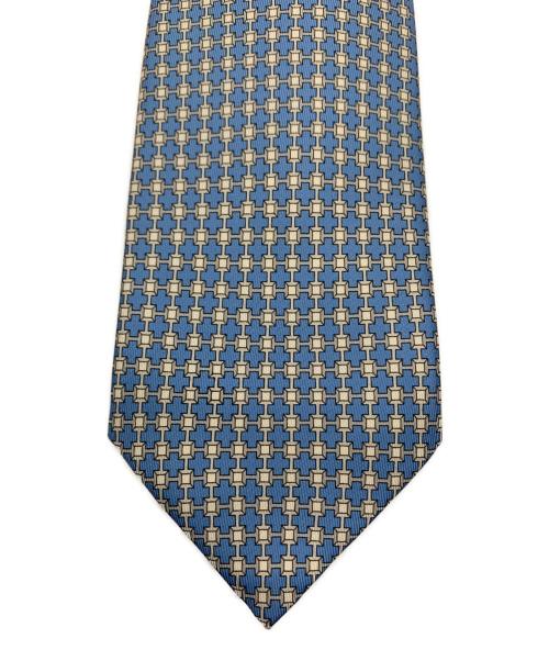 HERMES（エルメス）HERMES (エルメス) CRAVATE TWILL TIE 8 スカイブルー サイズ:表記無しの古着・服飾アイテム