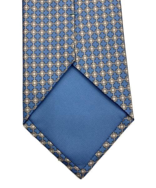 HERMES（エルメス）HERMES (エルメス) CRAVATE TWILL TIE 8 スカイブルー サイズ:表記無しの古着・服飾アイテム