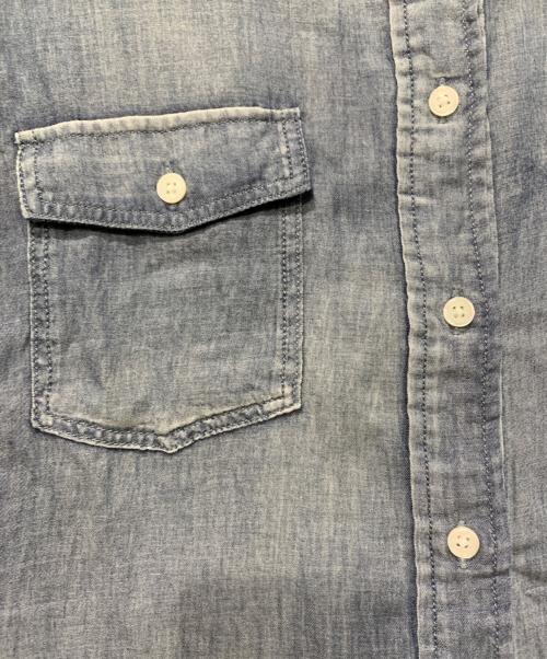 BEARDSLEY（ビアズリー）BEARDSLEY (ビアズリー) 長袖シャツ ブルー サイズ:Freeの古着・服飾アイテム
