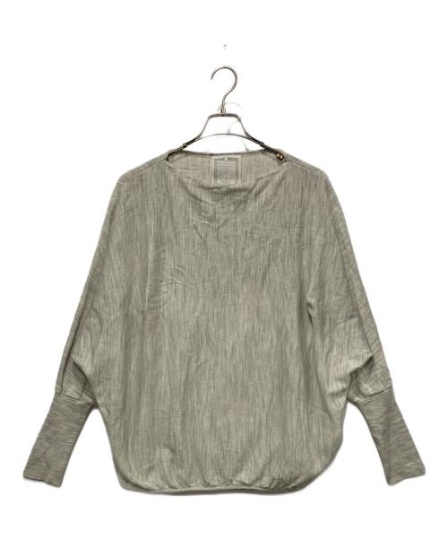 BEARDSLEY（ビアズリー）BEARDSLEY (ビアズリー) 薄手ニット グレー サイズ:Freeの古着・服飾アイテム