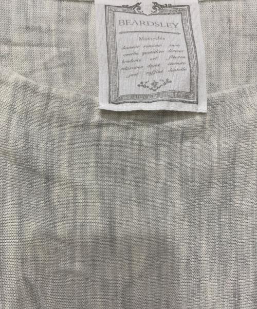 BEARDSLEY（ビアズリー）BEARDSLEY (ビアズリー) 薄手ニット グレー サイズ:Freeの古着・服飾アイテム