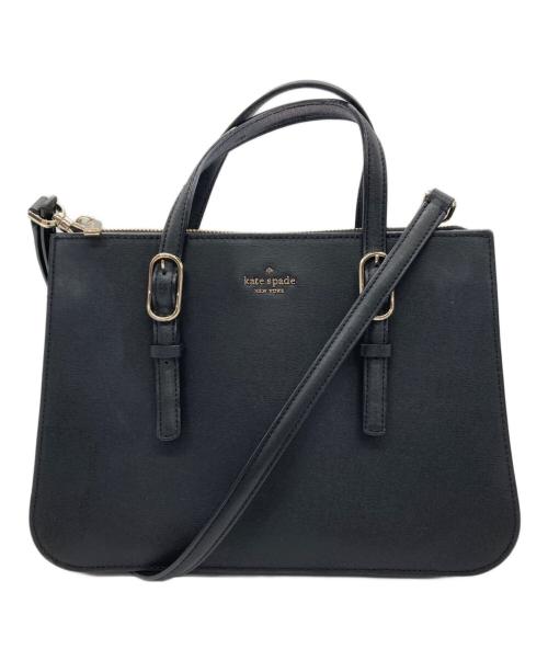Kate Spade（ケイトスペード）Kate Spade (ケイトスペード) 2WAYショルダーバッグ ブラックの古着・服飾アイテム