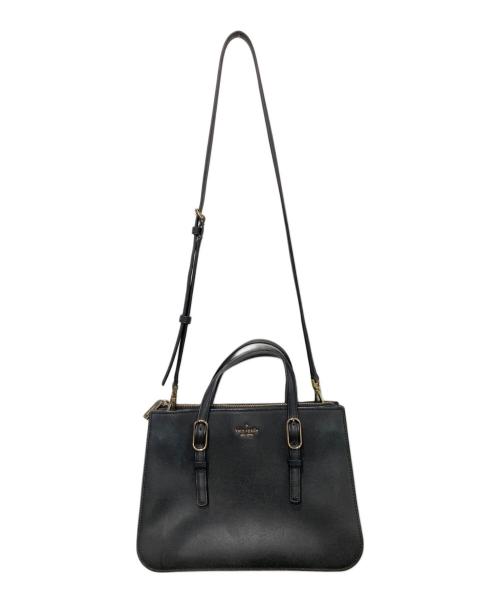 Kate Spade（ケイトスペード）Kate Spade (ケイトスペード) 2WAYショルダーバッグ ブラックの古着・服飾アイテム