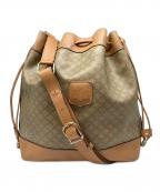 CELINEセリーヌ）の古着「巾着ショルダーバッグ」｜ベージュ