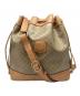 CELINE（セリーヌ）の古着「巾着ショルダーバッグ」｜ベージュ