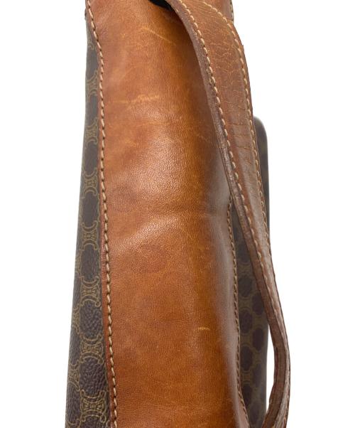 CELINE（セリーヌ）CELINE (セリーヌ) マカダム　バニティバッグ ブラウンの古着・服飾アイテム