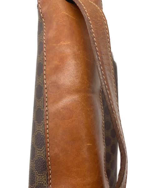 CELINE（セリーヌ）CELINE (セリーヌ) マカダム　バニティバッグ ブラウンの古着・服飾アイテム