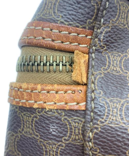 CELINE（セリーヌ）CELINE (セリーヌ) マカダム　バニティバッグ ブラウンの古着・服飾アイテム