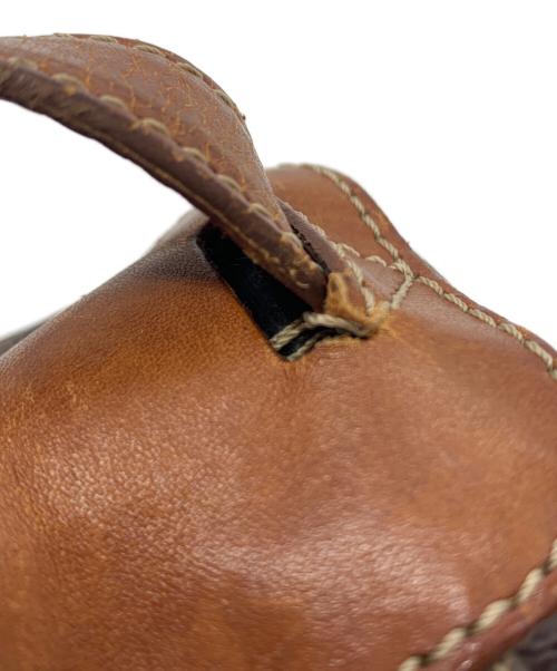 CELINE（セリーヌ）CELINE (セリーヌ) マカダム　バニティバッグ ブラウンの古着・服飾アイテム