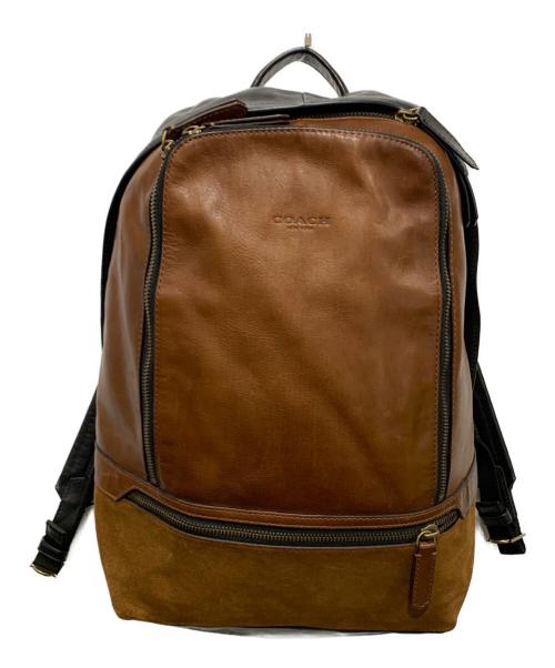 COACH（コーチ）COACH (コーチ) レザーリュック ブラウンの古着・服飾アイテム