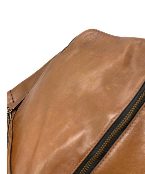 COACH（コーチ）COACH (コーチ) レザーリュック ブラウンの古着・服飾アイテム