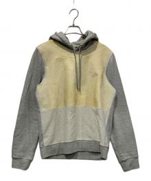 BALENCIAGA（バレンシアガ）の古着「プルオーバーパーカー」｜ベージュ×グレー