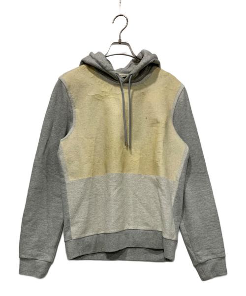 BALENCIAGA（バレンシアガ）BALENCIAGA (バレンシアガ) プルオーバーパーカー ベージュ×グレー サイズ:Sの古着・服飾アイテム