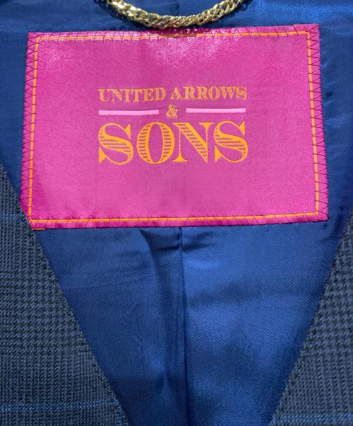 UNITED ARROWS & SONS（ユナイテッドアローズ＆サンズ）UNITED ARROWS & SONS (ユナイテッドアローズ＆サンズ) ジャンパースーツ ネイビー サイズ:SIZE Lの古着・服飾アイテム