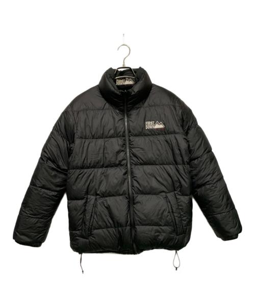 FIRST DOWN（ファーストダウン）FIRST DOWN (ファーストダウン) ダウンジャケット ブラック サイズ:SIZE Mの古着・服飾アイテム