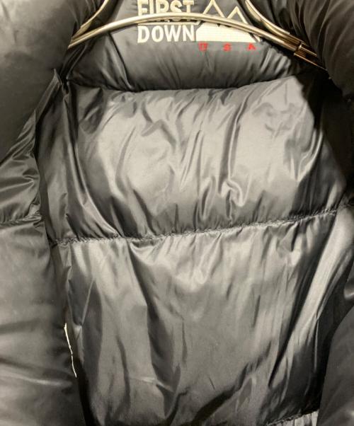 FIRST DOWN（ファーストダウン）FIRST DOWN (ファーストダウン) ダウンジャケット ブラック サイズ:SIZE Mの古着・服飾アイテム