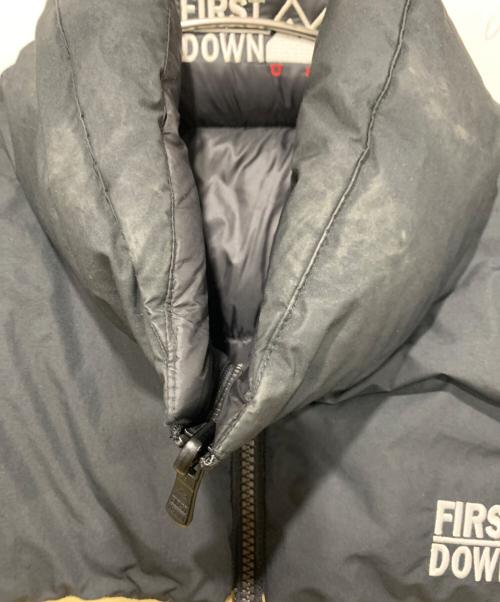 FIRST DOWN（ファーストダウン）FIRST DOWN (ファーストダウン) ダウンジャケット ブラック サイズ:SIZE Mの古着・服飾アイテム