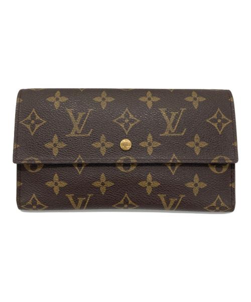 LOUIS VUITTON（ルイ ヴィトン）LOUIS VUITTON (ルイ ヴィトン) 3つ折り財布 ブラウンの古着・服飾アイテム