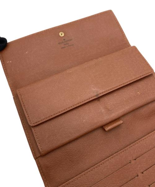 LOUIS VUITTON（ルイ ヴィトン）LOUIS VUITTON (ルイ ヴィトン) 3つ折り財布 ブラウンの古着・服飾アイテム