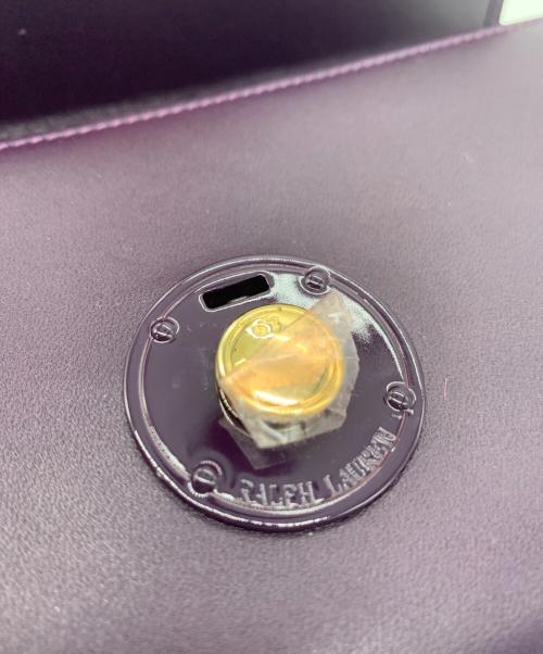 RALPH LAUREN（ラルフローレン）RALPH LAUREN (ラルフローレン) リッキーコンチネンタルウォレット パープル 未使用品の古着・服飾アイテム
