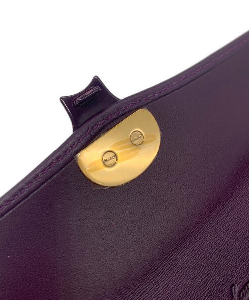 RALPH LAUREN（ラルフローレン）RALPH LAUREN (ラルフローレン) リッキーコンチネンタルウォレット パープル 未使用品の古着・服飾アイテム