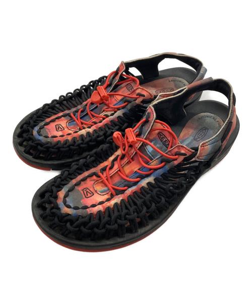 KEEN（キーン）KEEN (キーン) JERRY GARCIA (ジェリーガルシア) サンダル ブラック×レッド サイズ:27.5cmの古着・服飾アイテム