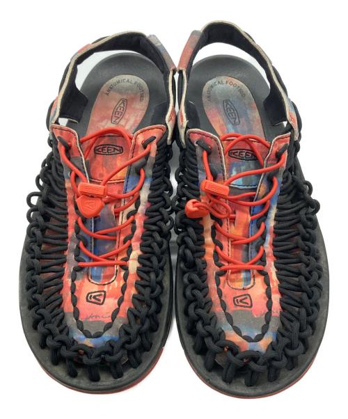 KEEN（キーン）KEEN (キーン) JERRY GARCIA (ジェリーガルシア) サンダル ブラック×レッド サイズ:27.5cmの古着・服飾アイテム