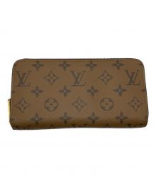 LOUIS VUITTON（ルイ ヴィトン）の古着「モノグラム・リバース	ジッピー ウォレット」｜ブラウン