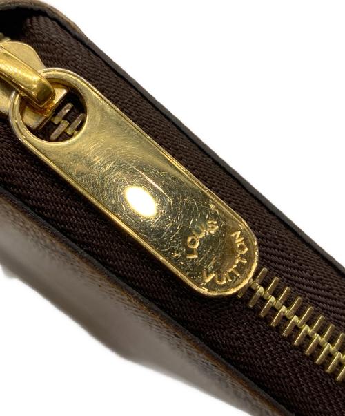 LOUIS VUITTON（ルイ ヴィトン）LOUIS VUITTON (ルイ ヴィトン) モノグラム・リバース	ジッピー ウォレット ブラウンの古着・服飾アイテム