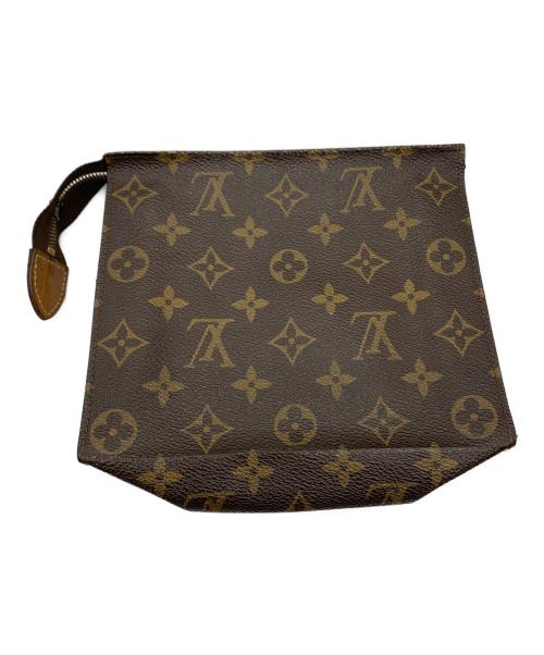LOUIS VUITTON（ルイ ヴィトン）LOUIS VUITTON (ルイ ヴィトン) モノグラム　ポシェットトワレット19 ブラウンの古着・服飾アイテム