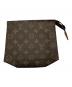 LOUIS VUITTON（ルイ ヴィトン）の古着「モノグラム　ポシェットトワレット19」｜ブラウン