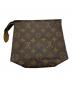 LOUIS VUITTON (ルイ ヴィトン) モノグラム　ポシェットトワレット19 ブラウン：9000円