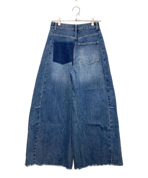JOURNAL STANDARD（ジャーナルスタンダード）JOURNAL STANDARD (ジャーナルスタンダード) デニムブロッキングコクーンパンツ ブルー サイズ:38の古着・服飾アイテム