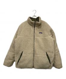 Patagonia（パタゴニア）の古着「リバーシブルサイレントダウンジャケット」｜グリーン×ベージュ