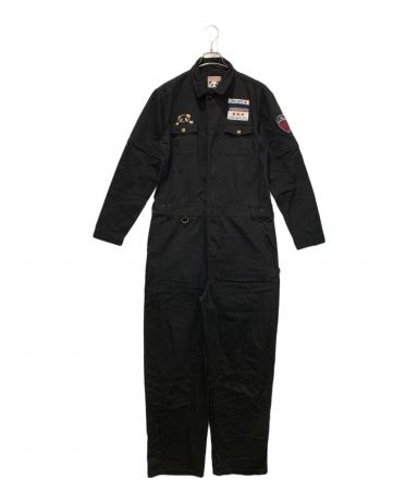 PANDIESTA JAPAN ブラックオーバーオール L 中古・古着通販】pandiesta japan (パンディエスタジャパン) つなぎ